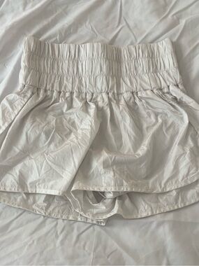 Free people- Women’s White Smocked Waist Shorts